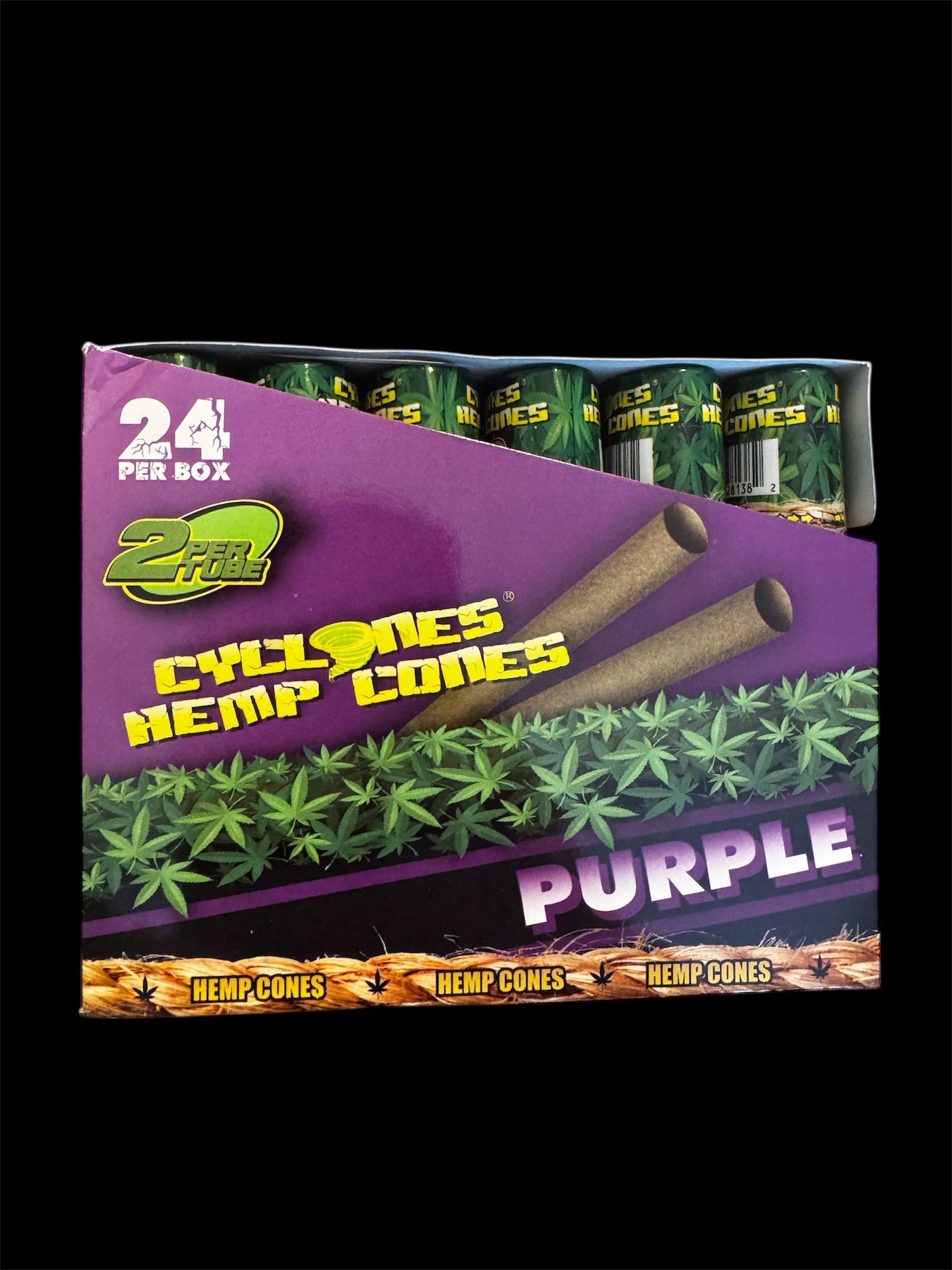 Blunty Cyclones Hemp Cones Purple