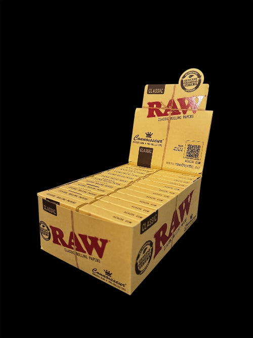 Cigaretové papírky Raw Connoisseur king size + předrolované filtry