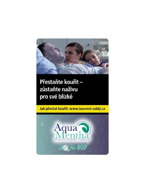Tabák do vodní dýmky Aqua Mentha - Grp (Hrozen, máta), 50g